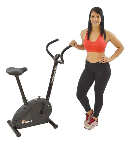 Bicicleta Ergométrica Mecânica Vertical Polimet Bp-880