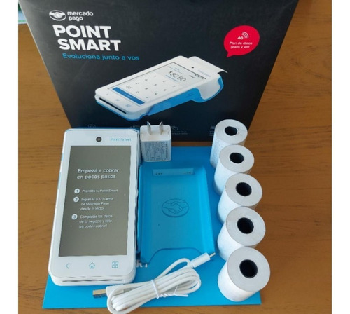 Imagen 2 de 4 de Mercado Pago Point Smart - Lector De Tarjetas 4g Wifi Pos Qr