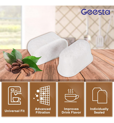 Geesta Premium 6-pack Water Filters For Replacement Breville