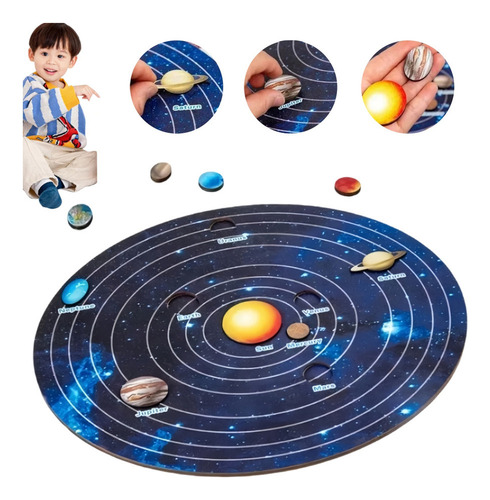 Montessori Planet Puzzle Juguetes For Niños