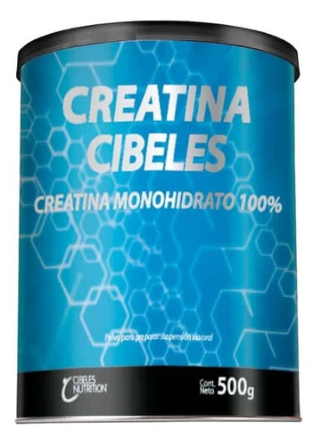 Creatina Cibeles Creapure 500g - Masa Muscular Potencia 21i