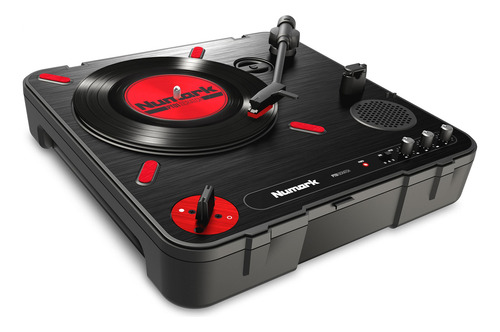 Tocadiscos Para Dj Numark Pt01 Scratch Portátil Con Altavoz