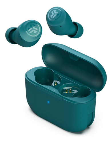 Audífonos in-ear inalámbricos JLab EBGAIRPOPRTEL124 verde con luz LED