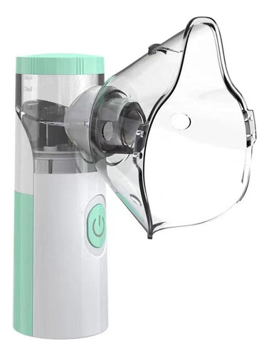 Nebulizador portátil Aerocamara, inalador, nebulizador de asma, cor verde - w303