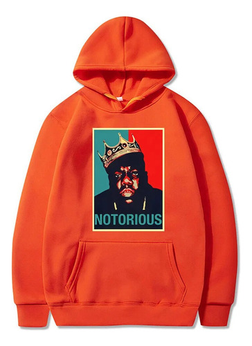 Sudadera Negra Con Capucha R.i.p Notorious Big Print For Ho