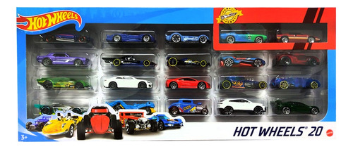 Hot Wheels Pack 20 Vehiculos Surtidos Int H7045 Mattel