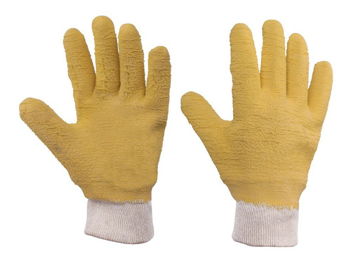 Guantes De Algodón Con Recubrimiento De Látex Talla Grande