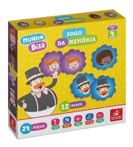 Juego de memoria Mundo Bita, 24 piezas, regalo educativo 0569