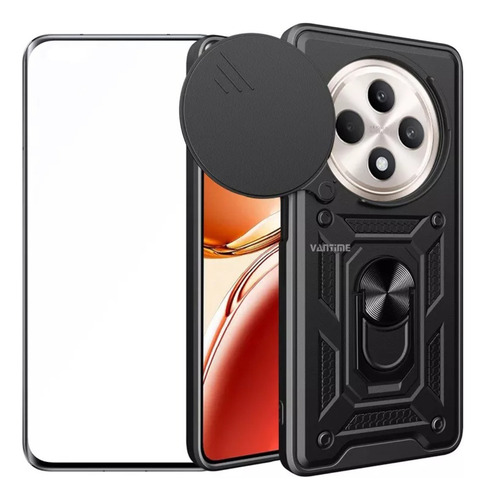 Funda Para Oppo Reno 12f Ventanas Correderas+mica 2024