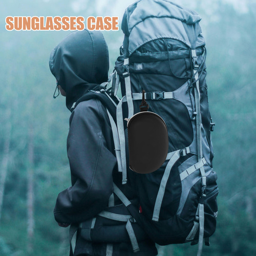 Funda Rígida Con Cremallera Para Gafas De Sol, Portátil, Caj
