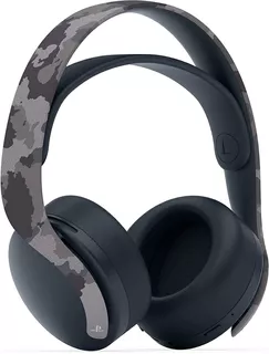 Auriculares Inalámbricos Sony Pulse 3d Grey Camo Para Ps5 Color Gris