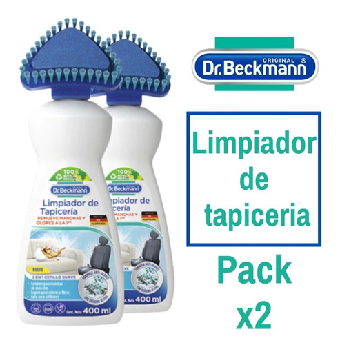 Dr. Beckmann Limpiador De Tapicería 400ml - Pack X2