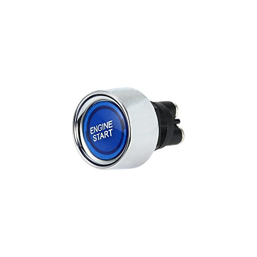 Dc 12v 50a Blue Car Start Engine Button Stater, Push Bu...