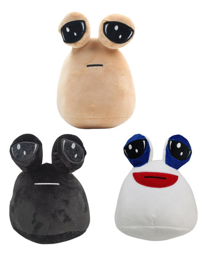 Juego De Peluche ,emoción Alien Pou Furdiburb Para Regalo X3