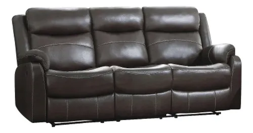 Lexicon Miramar Sofa Reclinable Plano De Microfibra Pulida D