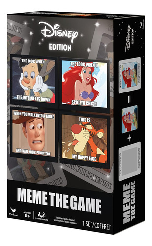 Spin Master Games Meme The Game, Disney Version Funny Cards