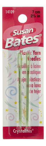 Susan Bate Crystallite Hilo Aguja Plastico 2  3 4-inch