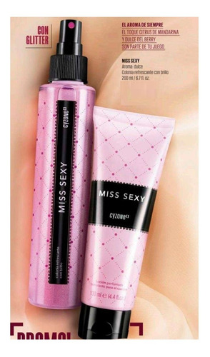 Perfume Colonia + Loción Perfumada Corporal Miss Sexy Cyzone