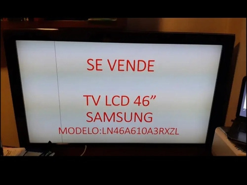 Televisor Tv 46  Lcd Samsung No Smart Tv Tiene Linea Pixeles