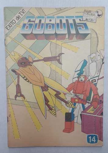 Historieta Comic Antiguo * Gobots * N° 14 Ed Ledafilms 1987