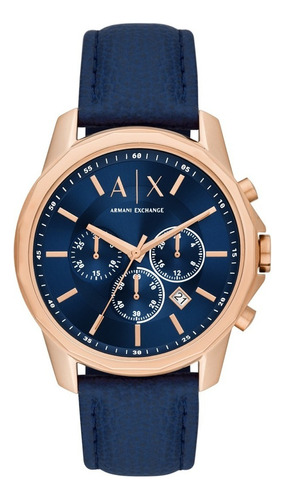 Reloj Hombre Armani Exchange Banks Chrono Color de la correa Azul