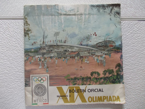 Olimpiadas Mexico 1968 Boletin Oficial Nº 3 1/9