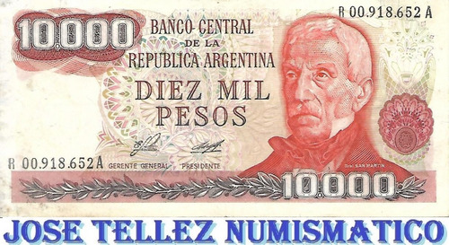 Bottero 2480 $ 10000 Pesos Ley 18188 Reposicion Mb Palermo