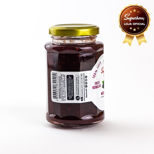 Geleia 100% Frutas Vermelhas Com Chia
