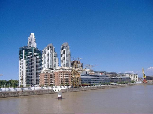 Bayres 2 Amb Amoblado 70mts2 Vista Dique O. Cossettini 1100 -puerto Madero