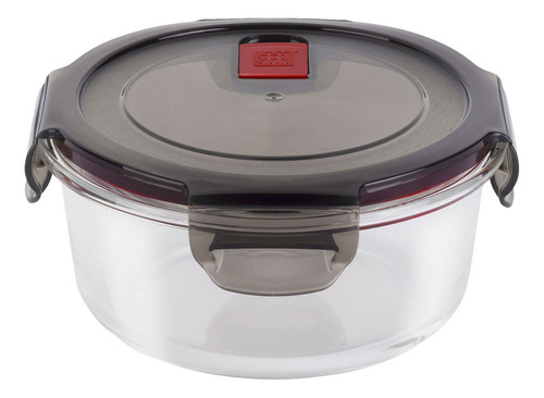 Recipiente Hermético De Vidrio 600 Ml / 15 Cm Zwilling Gusto Color Gris Oscuro