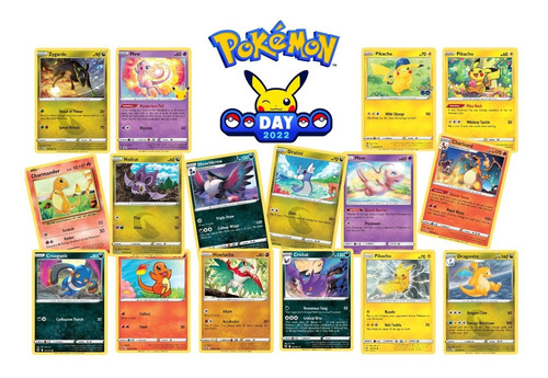 Cartas Pokémon Pack 20 Originales + Carta Grande Azar 2022