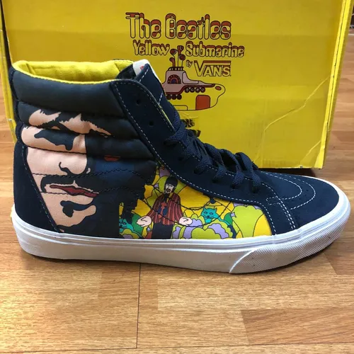 Tenis vans yellow clearance submarine