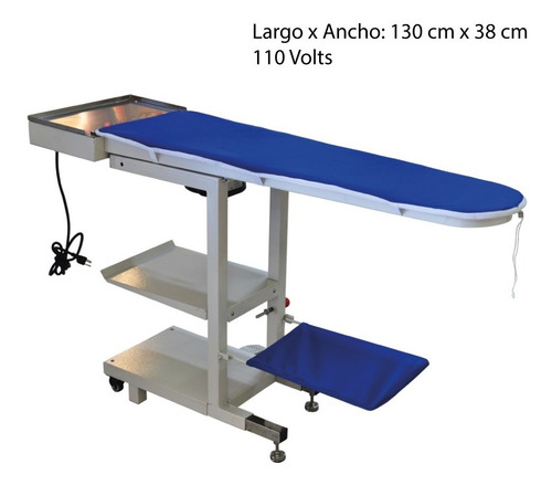 Imagen 3 de 9 de Mesa / Burro Profesional Para Planchar Con Succión