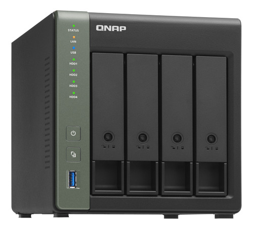 Servidor Qnap Nas 4 Bahias 3.5/2.5 Sata Iii/ii, 1.7 Ghz 