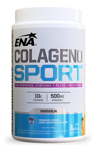 Colageno Sport Ena 407 Gr Magnesio Curcuma Acido Hialurónico