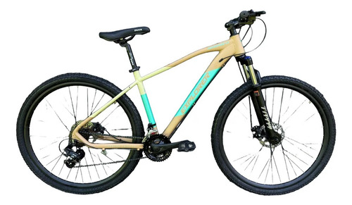 Bicicleta Rodado 29 Explorer-shimano-aluminio-disco-susp Dorado M