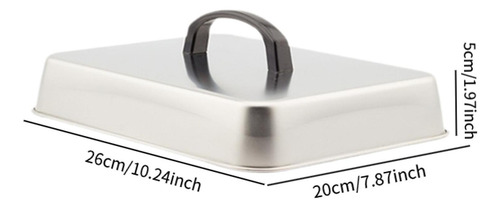 Tapa Rectangular Para Hamburguesas Con Forma De Cúpula Para