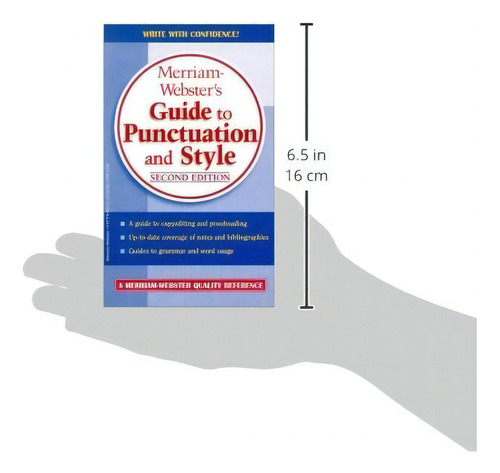 Merriam-webster's Guide To Punctuation And Style, De Sin Especificar. Editorial Merriam Webster Mass Market, Tapa Blanda En Inglés, 0000