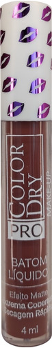 Batom Líquido Color Dry Pro - Efeito Matte - Nude