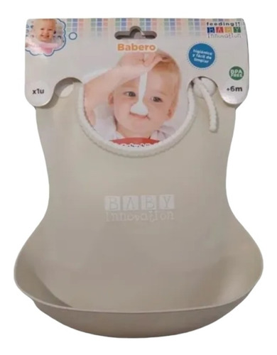 Babero De Silicona Con Bolsillo Baby Innovation