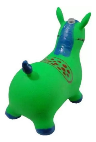 Cavalinho Upa Upa Brinquedo Infantil Pula Pula Som Pocotó Inmetro Burrinho Com Led Avant Distribuidora Cor Verde