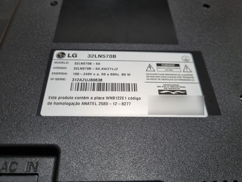 Tela Display Tv Lg 32 32ln540b 32ln560b 32ln570b 6870s-1578a (Usado)