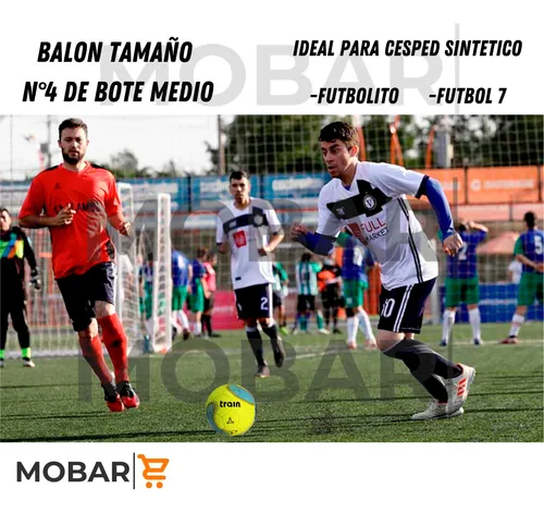 Balon Futbolito Pelota Futbol 7 N° 4 Train Ultra Bote Medio