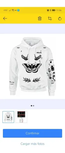 Sudadera Harry Styles Tatuajes Talla Xxl Meses sin intereses