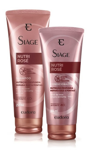Siàge Nutri Rosé Eudora / Shampoo + Condicionador