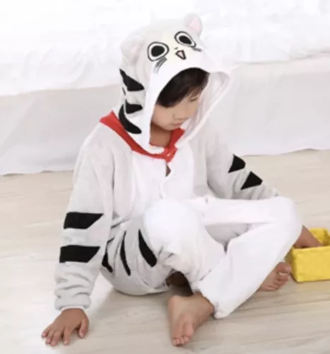 Pijama Gato Chi Cosplay Kawaii Niño 3 A 12 Años Entero