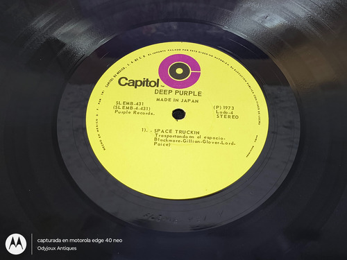 Disco Vinilo Deep Purple Made In Japan 1973 Mex Incompleto Edición Limitada (Usado)