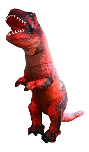 Disfraz Inflable Traje Dinosaurio T-rex Jurásico **adulto**