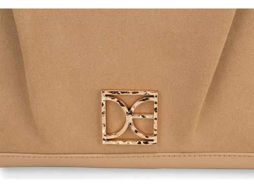Bolsa Satchel Cloe Ecerali Mediano Color Marrón claro