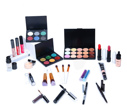 Conjunto De Cosméticos Girl Basic, Design Compacto E Leve, 2